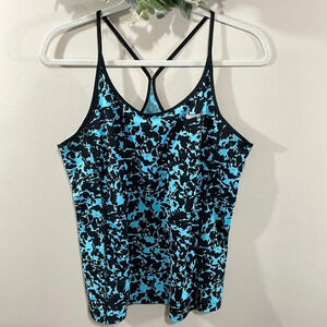 Nike Dry Miller Gravity Printed Running Tank Top Drew Fit M